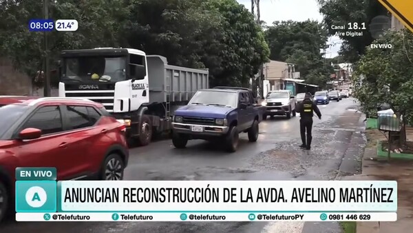 Inician obras de desagüe y reconstrucción en Avelino Martínez