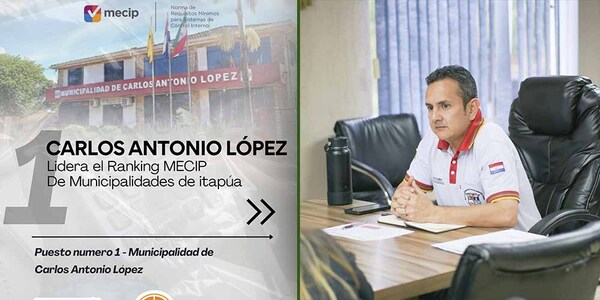 MUNICIPALIDAD DE CARLOS ANTONIO LÓPEZ ENCABEZA RANKING DE CONTROL INTERNO EN ITAPÚA