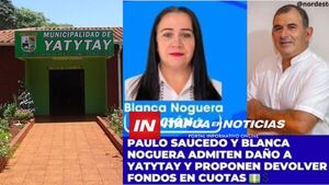 YATYTAY: EXINTENDENTES IMPUTADOS POR MALVERSACIÓN PROPONEN DEVOLVER PLATA EN “CUOTITAS”