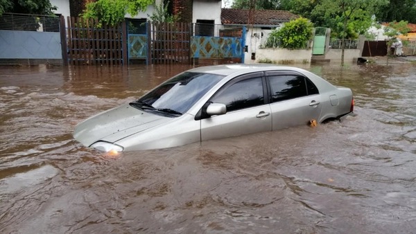Reclamos por inundaciones en zona de obras sobre Mariscal López