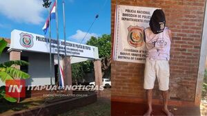 APREHENDEN A HOMBRE ARMADO TRAS INTENTO DE AGRESIÓN EN CAMBYRETÁ