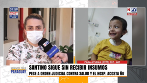 Santino sigue internado tras su trasplante: familia denuncia falta de insumos