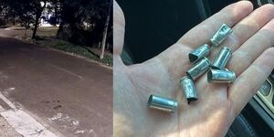 HALLAN SIETE VAINILLAS SERVIDAS TRAS PRESUNTOS DISPAROS FRENTE A UNA VIVIENDA