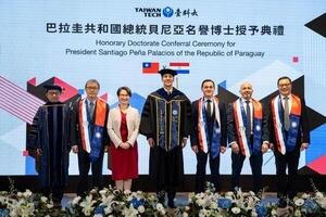 Peña recibe el Honoris Causa en Taiwán y refuerza la alianza estratégica bilateral