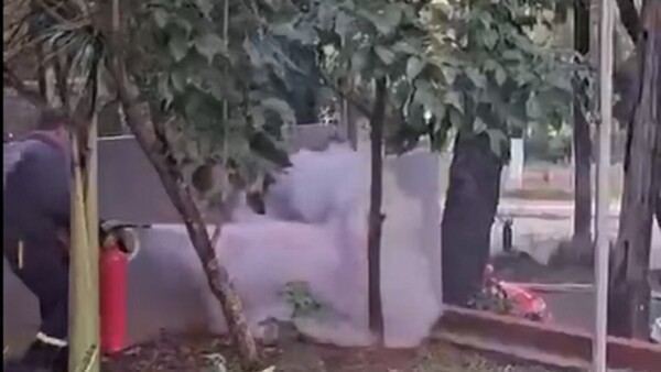 Incendio en tablero eléctrico genera susto en la Junta Municipal de Franco