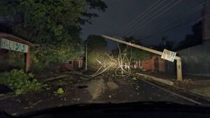 Reportan cortes de luz en varias ciudades durante tormenta de este jueves