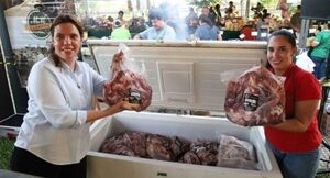 Feria de la agricultura y venta de carne benefician a familias con ingreso superior a G. 343 millones