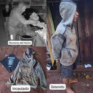 Detienen a presunto autor de hurto agravado durante allanamiento en Obligado