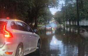Avenida Guillermina Núñez otra vez inundada en Ciudad del Este - ABC en el Este - ABC Color