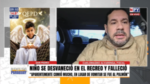 Autopsia confirma asfixia por broncoaspiración como causa de muerte de niño en San Pedro