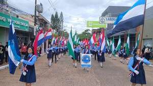 Caaguazú cumple 181 años de fundación y celebró con un gran desfile cívico-estudiantil - Nacionales - ABC Color
