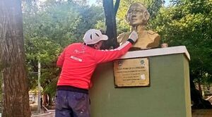 Vecinos y municipalidad ponen en valor la plaza Pedro Juan Caballero