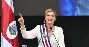 La Nación / Asumió la presidenta costarricense con promesa de “mano dura” contra el crimen organizado