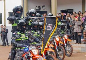 El Grupo Lince suma 129 nuevos agentes y fortalece la seguridad en Asunción y Central