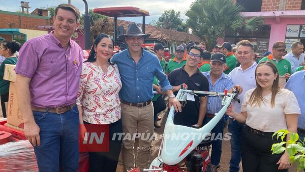 MUNICIPALIDAD DE LA PAZ RECIBE MAQUINARIA AGRÍCOLA PARA FORTALECER LA PRODUCCIÓN