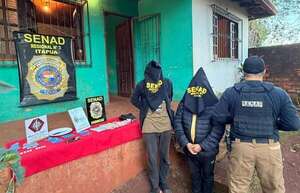 Dos detenidos con drogas en allanamiento realizado en San Juan del Paraná  - Policiales - ABC Color