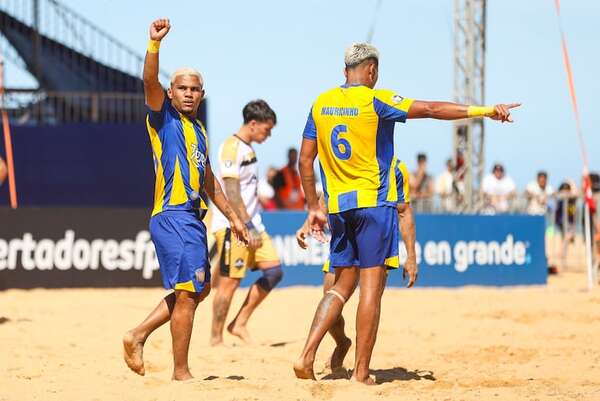 Sportivo Luqueño se queda con el tercer puesto en la Copa Libertadores de fútbol playa - Polideportivo - ABC Color