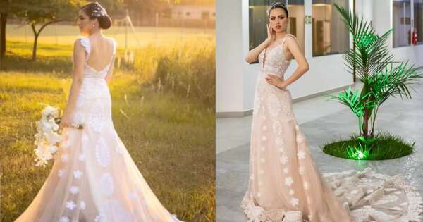 La Nación / Polémica por el vestido de novia: “Ensuciaron su nombre”, dice la familia de la exmiss