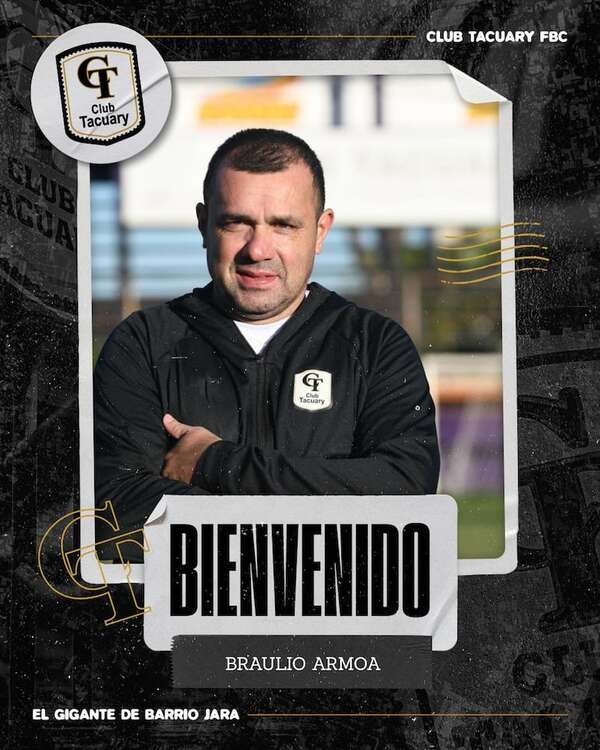 Tacuary: Braulio Armoa, al comando del Buque - Fútbol de Intermedia - ABC Color