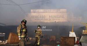 Diario HOY | Controlan incendio en mercado de Itauguá: crecen sospechas de posible cortocircuito