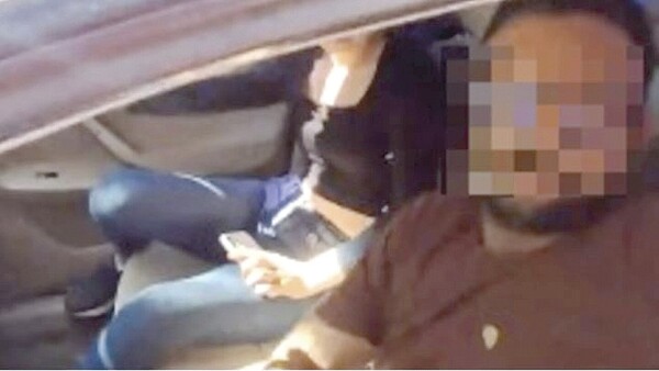 Jepillá en auto: “Se fue a mi casa y rompió todo mi parabrisas y celular”