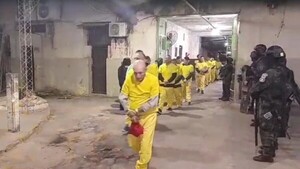Feroz operativo: Trasladaron a casi 500 presos de Tacumbú a Emboscada