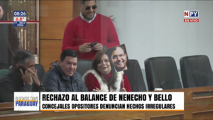 Junta Municipal de Asunción rechaza balance de gestión de "Nenecho" y Luis Bello