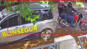A tiros un empleado defendió su sueldo y corrió a motochorros