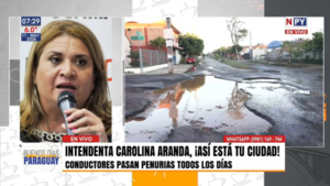 Mariano Roque Alonso colapsa entre baches y abandono: duras críticas a la gestión de Carolina Aranda