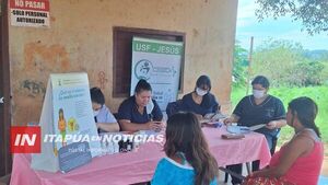 JORNADA DE SALUD BENEFICIA A 48 PERSONAS EN COMUNIDAD INDÍGENA DE JESÚS DE TAVARANGUÉ