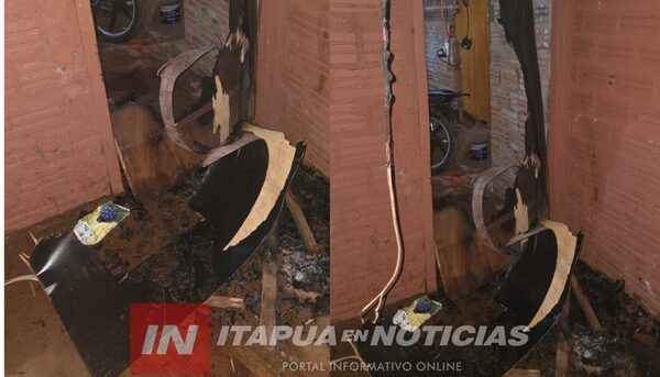  DENUNCIAN INCENDIO INTENCIONAL DE UNA VIVIENDA EN CAMBYRETÁ