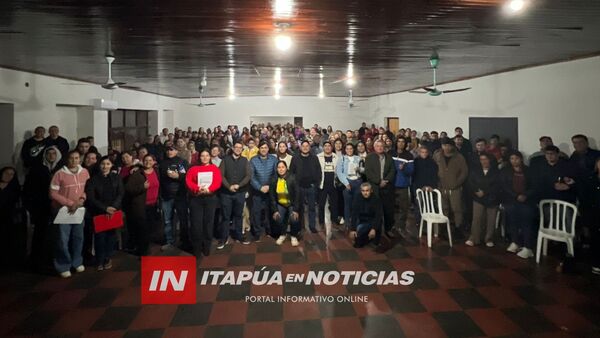 MÁS DE 200 FAMILIAS DE CARMEN DEL PARANÁ AVANZAN PARA REGULAR SUS TERRENOS