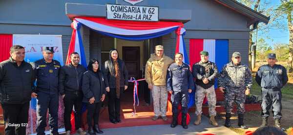 Inauguran mejoras edilicias en la Comisaría 62° de Santa Rosa de La Paz