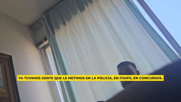 Cámara oculta revela cómo se ofrecen cargos públicos - Policiales - ABC Color